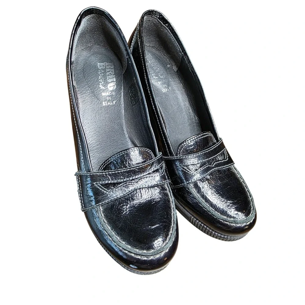 Bravo browns‎ made in Italy leather women shoes size 8